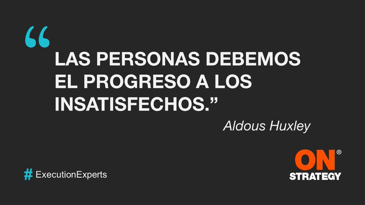 on_strategy's tweet image. #ExecutionExperts #FrasesON #TheStrategyFirst #liderazgo