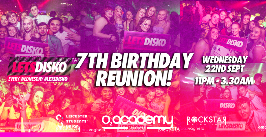 Who's ready for the first LetsDisko for 560 days?!?

👉 LetsDisko 7th Birthday Reunion! Wednesday 22nd September.

Tickets on sale within the next week!