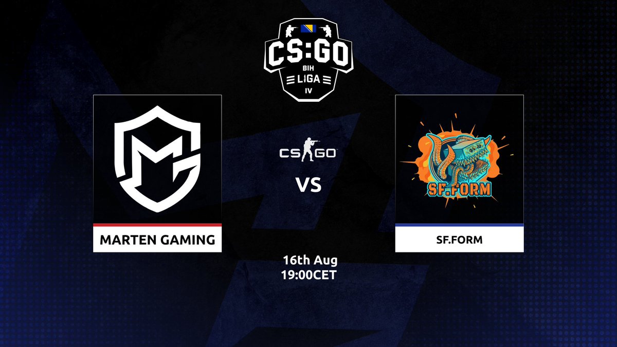 MartenEsports's tweet photo. Second match of @tiltproofgg BiH League S4. We are playing against #SFform. Currently we are 1-0 in league.

Tune in on @tiltproofgg Youtube channel to watch this match live!

https://t.co/Paa6EsyVKi 19:00 LIVE! https://t.co/ywrBobU87z