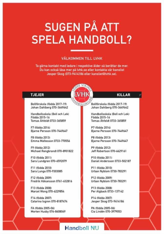 Sugen på att spela handboll?