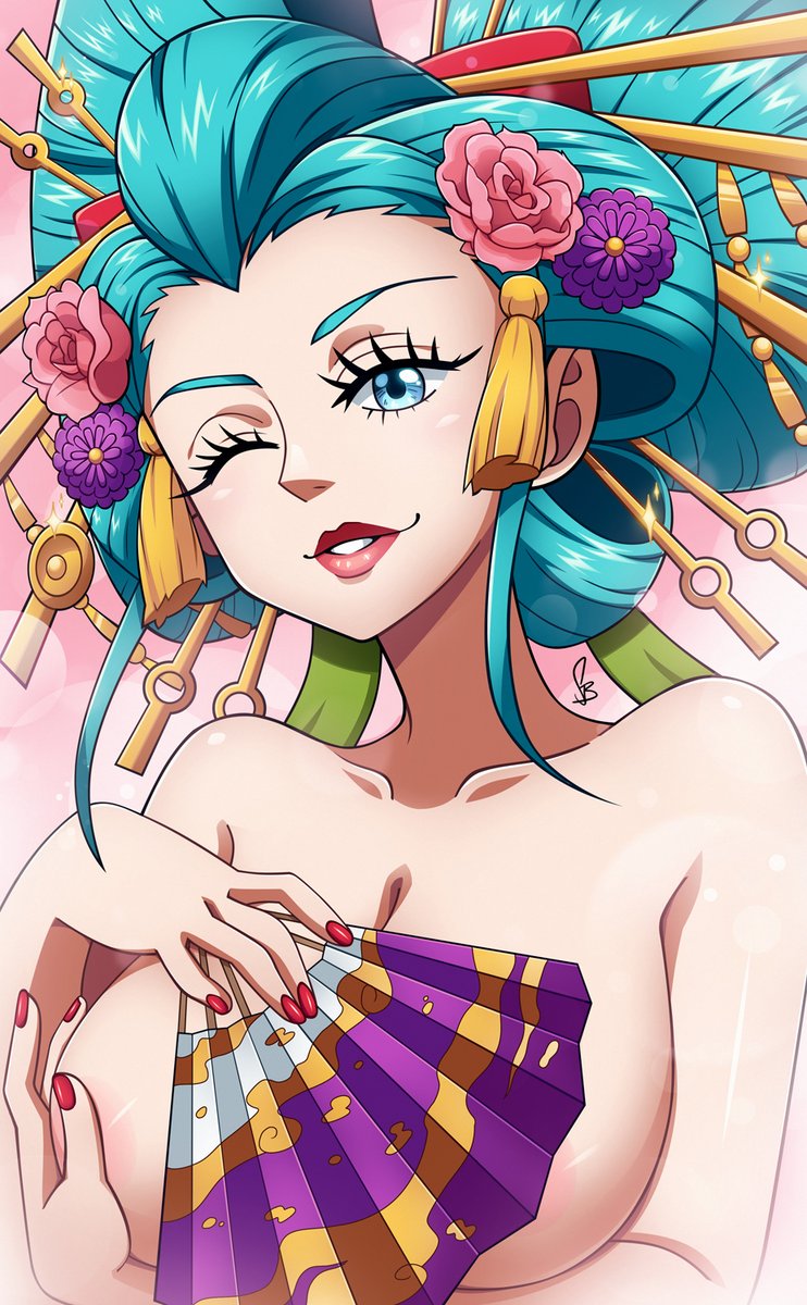 DMY91's tweet image. Komurasaki from One Piece (Repost)