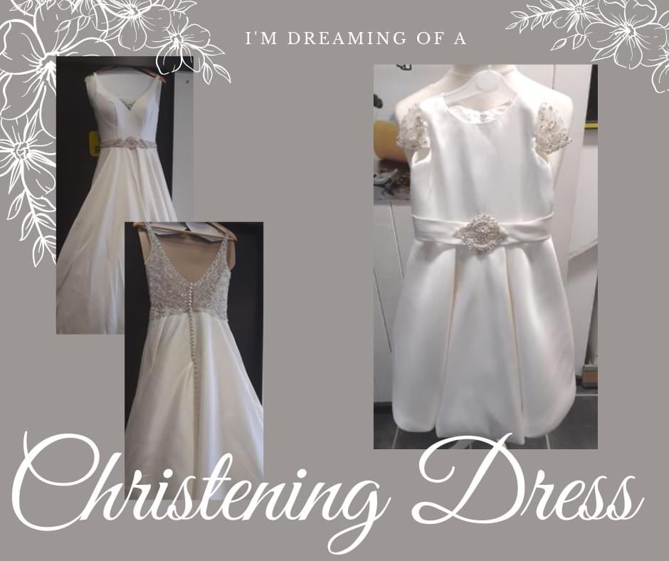 Wedding dress gathering dust in your wardrobe? 👰 

Why not repurpose it into a christening gown? 👶🏼 

📸 <a href="/ZipYard_Galway/">The ZipYard Galway</a>  

#alterations #weddingdress #christeninggown #thezipyard #christening #recyle #restyle #weloveeveryBODY