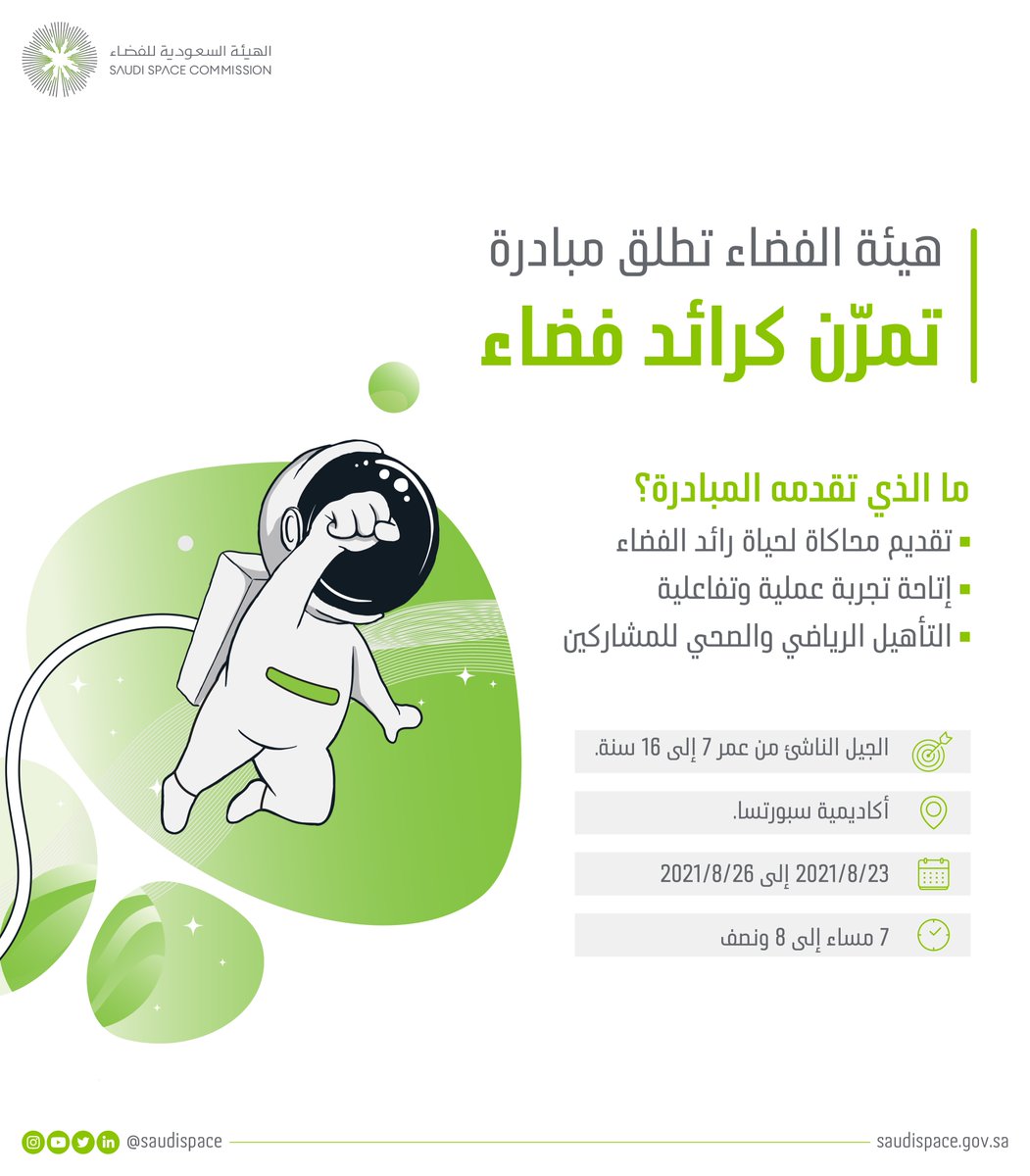 وكالة الفضاء السعودية tweet media