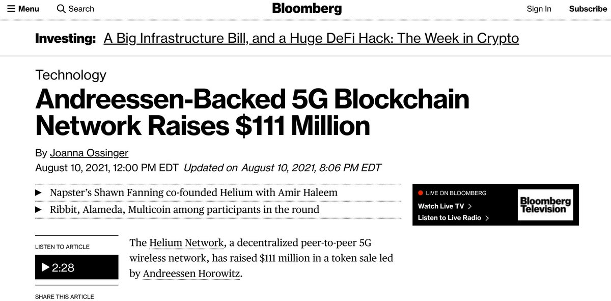 6ixthEvent's tweet photo. Have been running @helium  since 2017, running nodes, investing, now validating - congrats to Andreessen (a16z) for joining us - and to Multicoin Capital for leading with vision since Day 1.

https://t.co/AeBe6ctBX1 https://t.co/DqelBTPqOZ