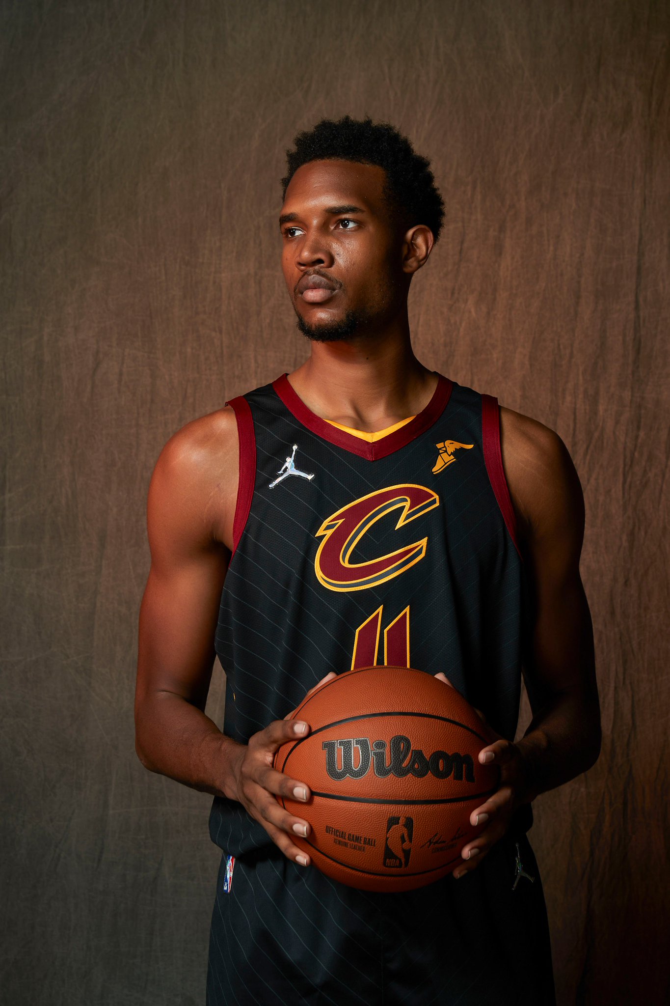 Evan Mobley's NBA Debut Game Worn Jersey. My #1 Cavs collectable