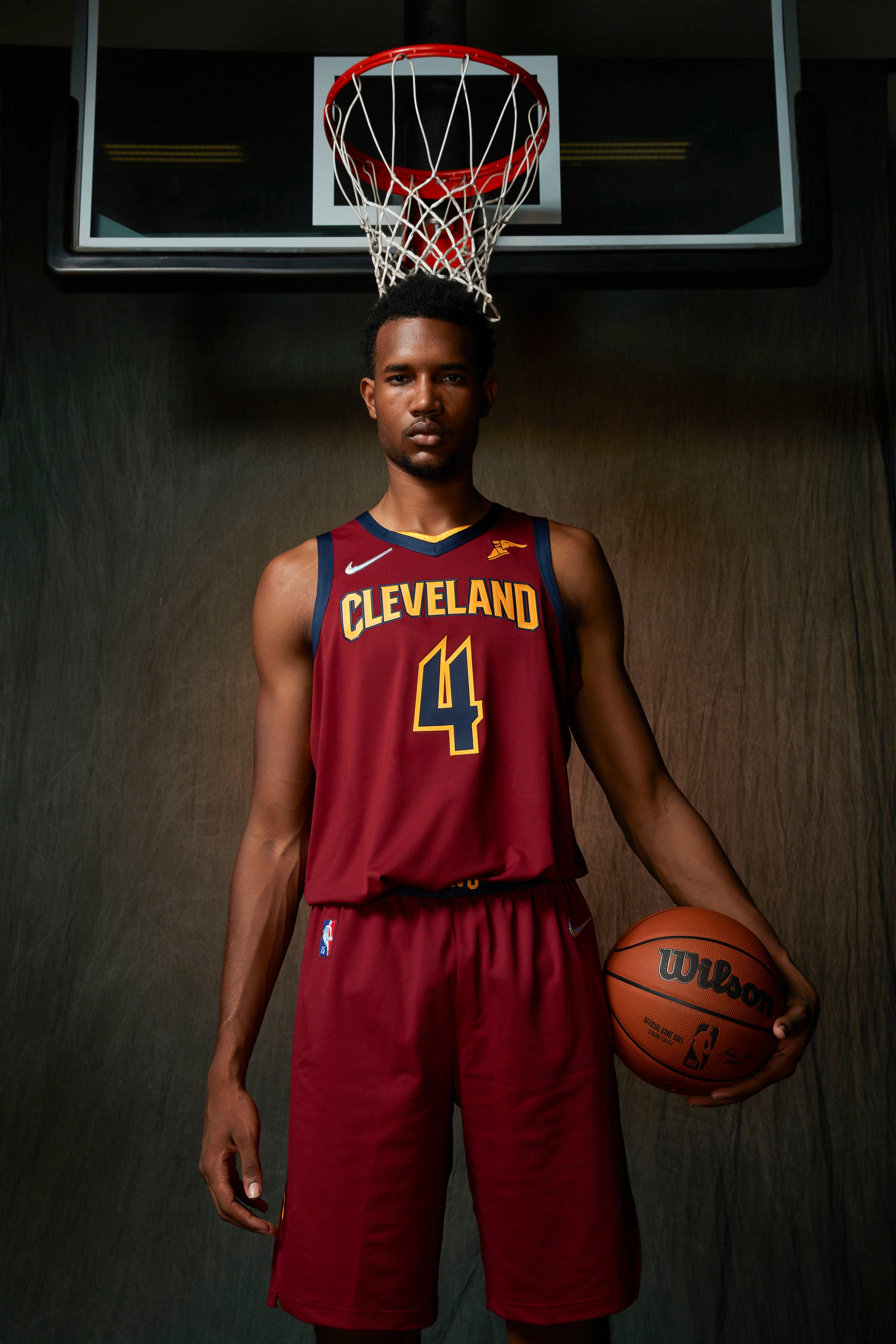 Men's Homage Evan Mobley Gold Cleveland Cavaliers Rookie Player Pack Tri-Blend T-Shirt Size: Large