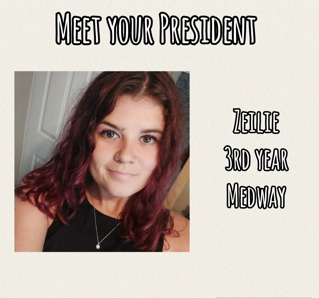 Hi I'm Zeilie, your new President! I'm in my 3rd year of Adult Nursing at Medway Campus and although it has been a challenging couple of years, I feel privileged to have been given the chance to advocate for my peers.
#nursoc #meettheteam #unisociety #wearestudentnurses