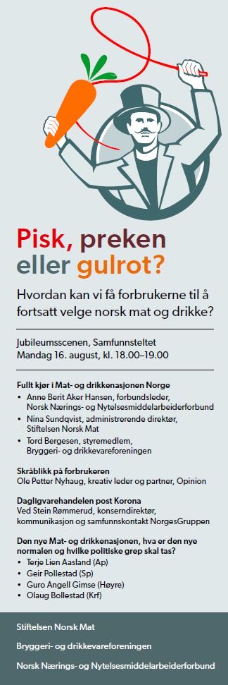 NNN (@nnnforbund) on Twitter photo Forbundsleder Anne Berit Aker Hansen ønsker tydelige tiltak som skrer at vi beholder arbeidsplassene i den norske mat og drikkeindustrien, også etter pandemien.
@brod_NO <a href="/NorskMat/">Stiftelsen Norsk Mat</a> Forbundsleder Anne Berit Aker Hansen ønsker tydelige tiltak som skrer at vi beholder arbeidsplassene i den norske mat og drikkeindustrien, også etter pandemien.
@brod_NO <a href="/NorskMat/">Stiftelsen Norsk Mat</a>