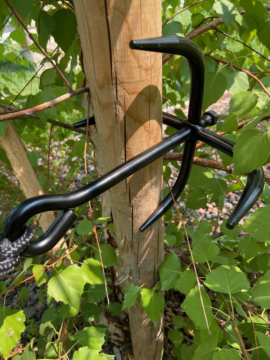 <a href="/vigilanttrails/">Vigilant Trails®</a> Collapsible Grappling Hook. Highly functional. Ideal for most outdoor activities: Rappelling, Shelter, Tie Downs, Hammock, Food, First Aid, Bushcraft, Rigging. Incl: 35' high quality 1/4" Nylon rope. Available: #amazon #ebay vigilant-trails.com #survival