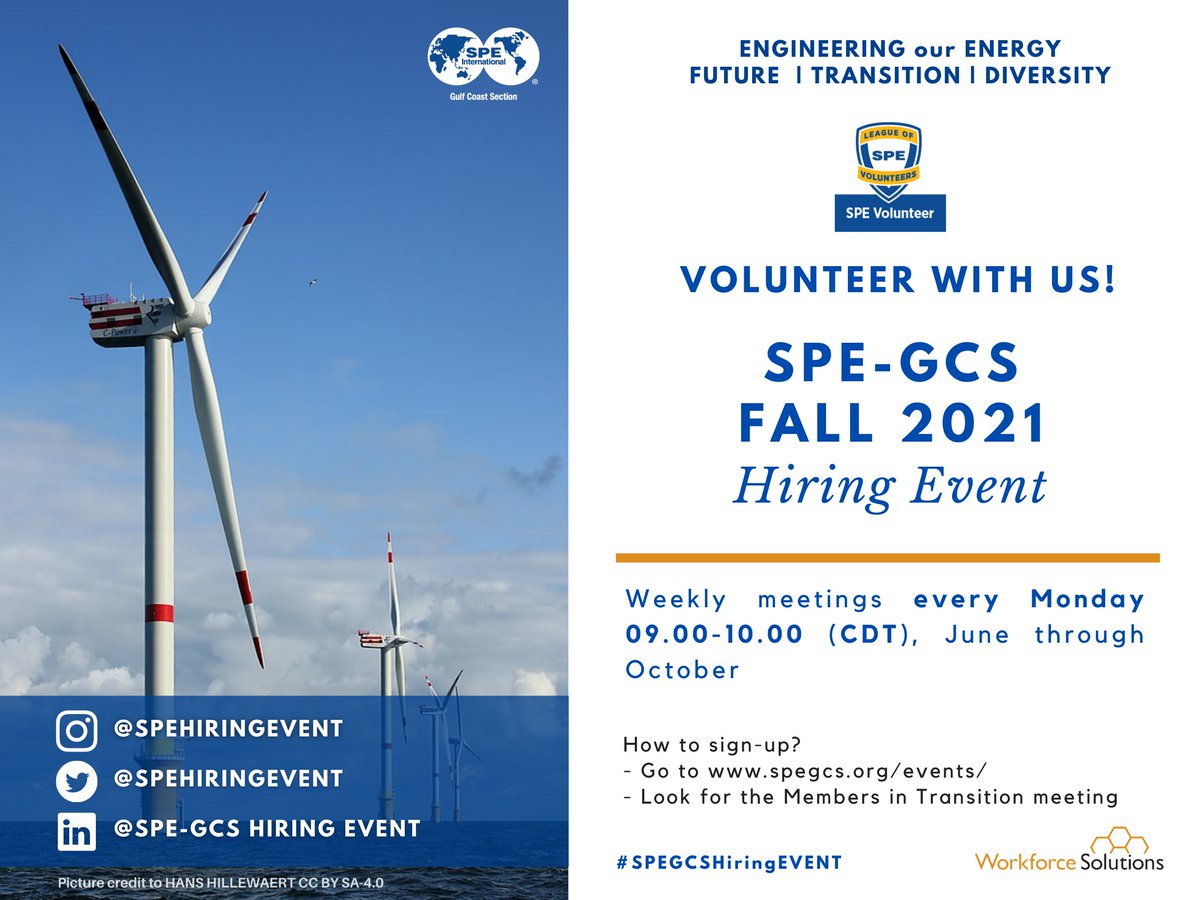 SPE-GCS Hiring Event tweet media