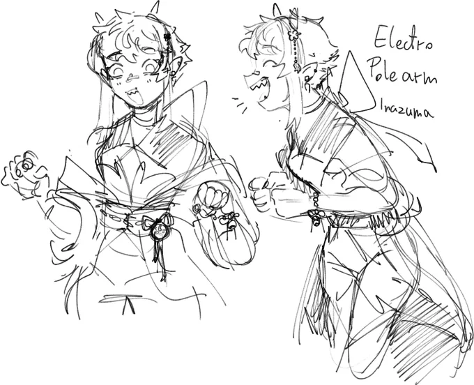 attempting a genshin oc design yep! 