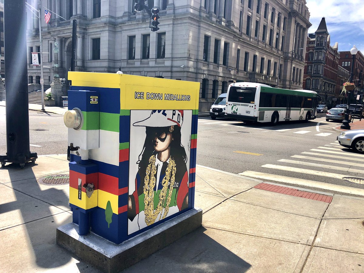 provdowntown's tweet photo. Next time you’re downtown, take a look around. There’s art everywhere! Local artists have made this city gorgeous with their fine works of art that brighten up the area 🖼 https://t.co/X3lm6jEEht