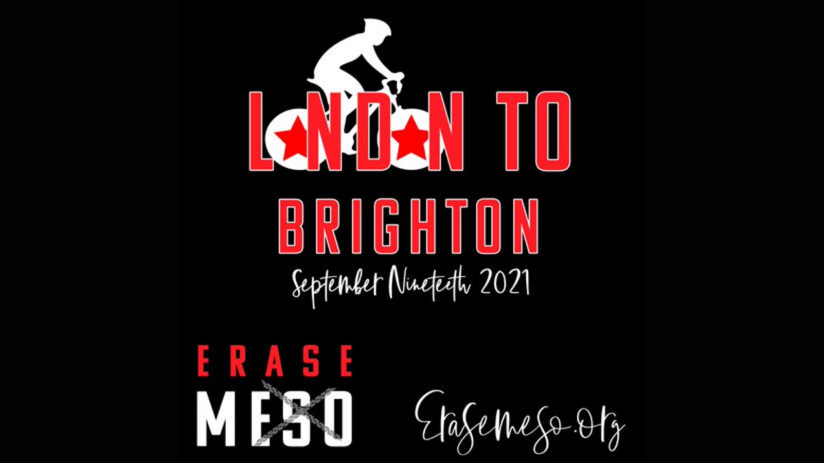 skylineevnts's tweet photo. Some of our charity partners such as @erasemeso still have a limited number of places available in the sold out London to Brighton Cycle 🙌. The UK has the highest incidence of mesothelioma in the world, take part for them &amp; help make a difference: https://t.co/UZCGFLqRXZ https://t.co/HjXEQjHKzf
