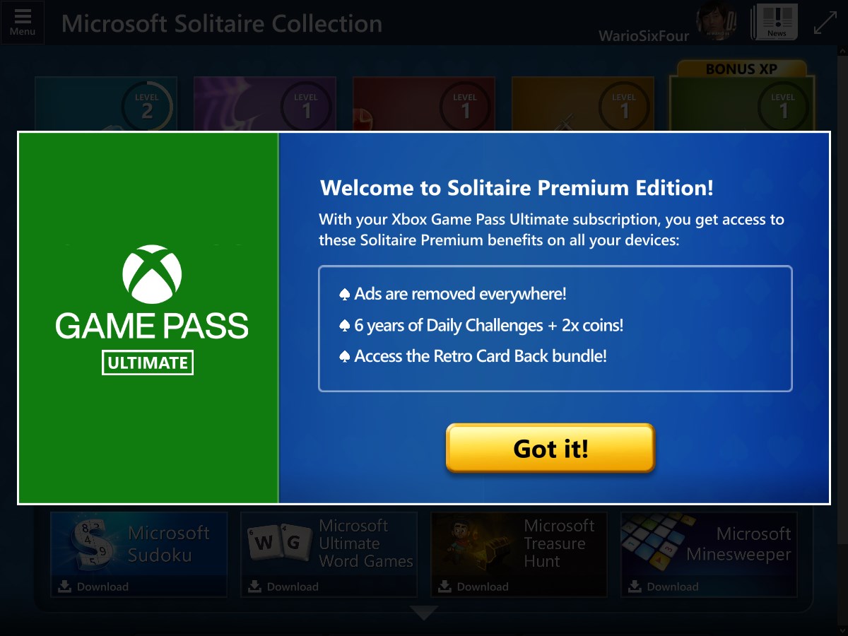 Get a free week of Microsoft Solitaire Collection Premium Edition