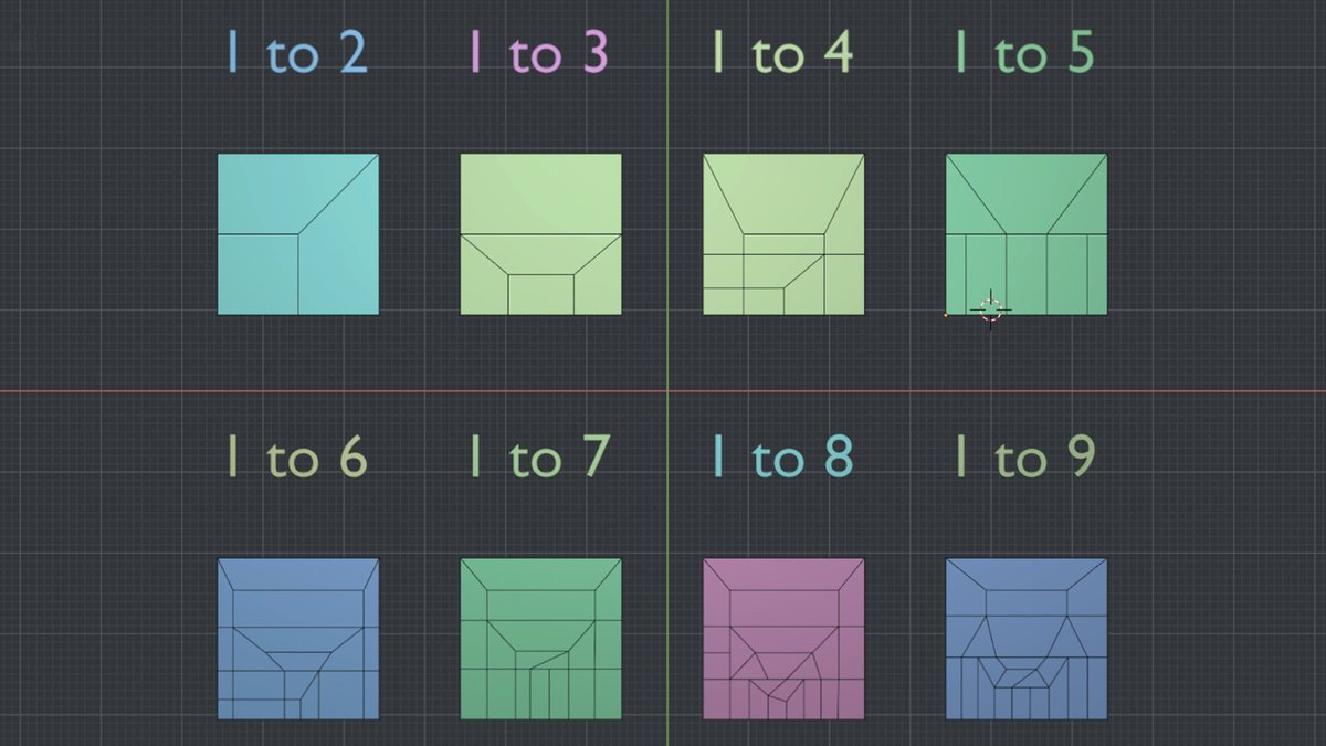 TopoTip for quick recall #2
When you have a lot of edges, it feels like solving a puzzle with many solutions.
#Blender