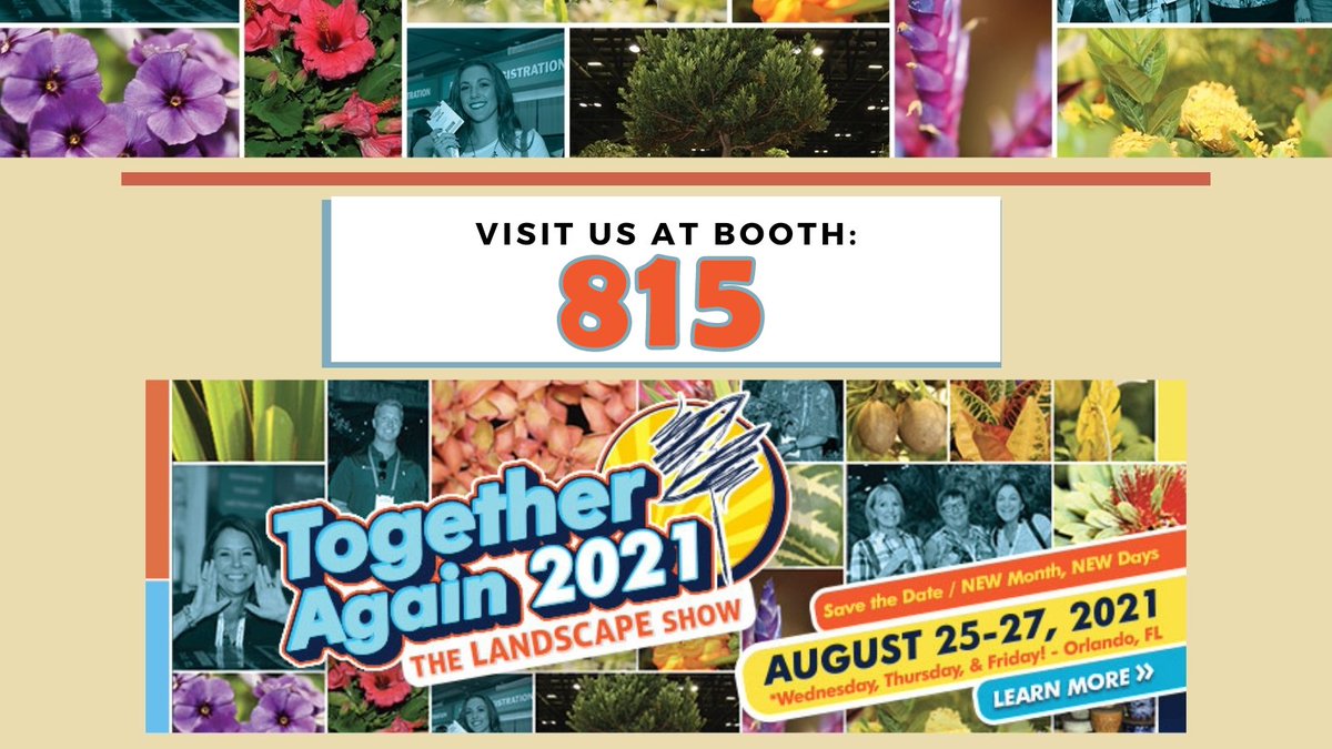 LinerSource's tweet image. Come see us at The Landscape Show in Orlando at booth 815! #TLS21