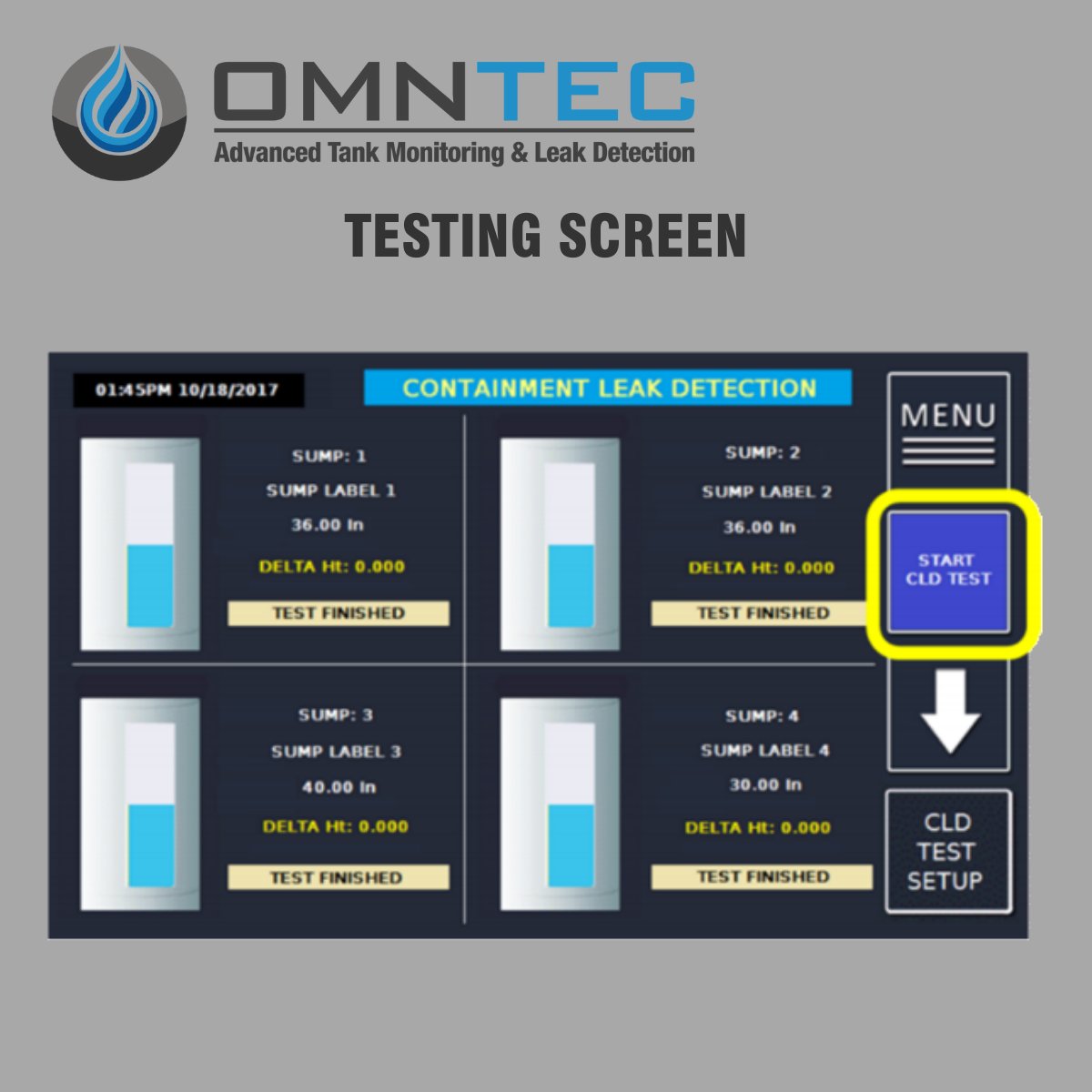 OMNTEC_Mfg's tweet photo. The OMNTEC CLD Series Sump Tester is available in one to eight probe versions. Pull up, set up, and test in as quick as 15 minutes. Results will print out and can be stored internally.
Flyer Link: https://t.co/Ffn3KzMVvj
User Guide: https://t.co/IT8lHUyWus https://t.co/dlicu5HElh
