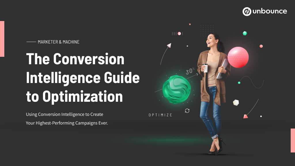 unbounce's tweet image. Solution: #ConversionIntelligence

It’s a process where you combine your marketing intelligence 🧠 (your experience and creativity) with the analytical power of machines 🤖. 

The result? You can optimize your campaigns before you even launch—and with a whole lot less effort. 2/