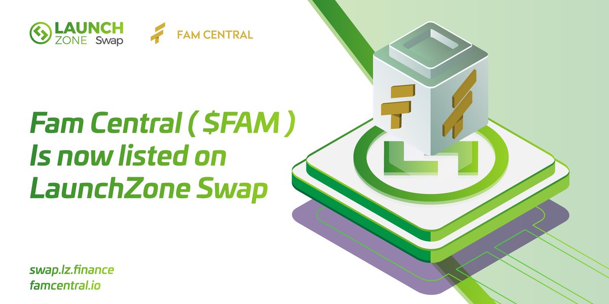 launchzoneann's tweet photo. .@launchzoneann is excited to welcome @fam_central to our platform. The project token $FAM is now listed on LaunchZone Swap.

Users can swap their favorite tokens on #LZSwap with low slippage, best liquidity, and limit order

$LZ $LZP https://t.co/nhPRSTLAp4