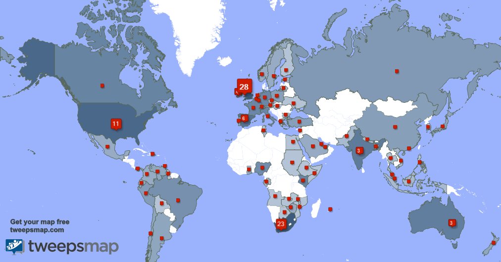Special thank you to my 2 new followers from Ethiopia last week. tweepsmap.com/!BIM_Institute