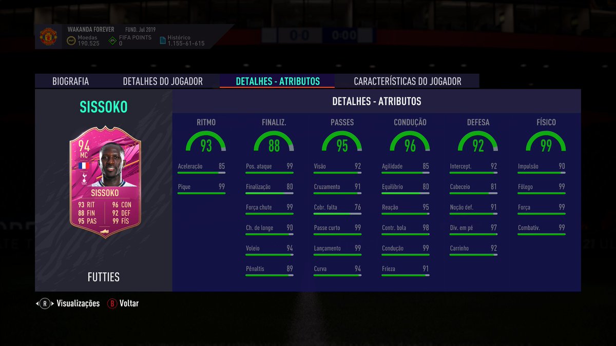 #FIFA21 Conteúdo 14hrs: Hj saiu o dme do Sissoko e o player pick da ligue one