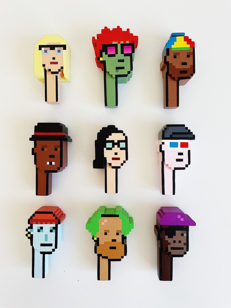 AnalogPunks's tweet image. Hi Friends!  🙌

We took inspiration from the classic Crypto Punks of Larva Labs and recreated some of their images in the real world. If you purchase Analog Punks from us, you will receive an NFT + its physical version (🗿figurine).

Subscribe and stay tuned! 😉🔥