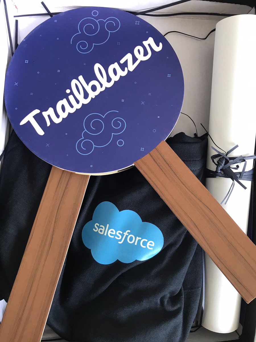 Finally got the #TDX21 WatchParty swags. <a href="/salesforce/">Salesforce</a> <a href="/trailhead/">Trailhead</a>