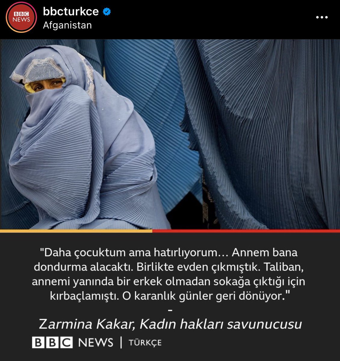 Hiçbir kelime yetmiyor ki, hemcinslerimi kurtarmaya. Tek suçumuz kadın olmak. Bir çok toplumda, bir çok neden ile her defasında olan kadına oluyor. #Afganistan