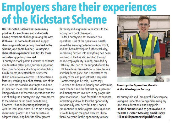 PeteJamiesonDWP's tweet photo. Fantastic article featuring Gareth a young person in #Cheshire who has transformed his future via the #Kickstart scheme. He is learning so many new skills each day under the supervision of @CountrysideProp  Hoping you continue to impress and a permanent position follows https://t.co/7gmkrFrnWp