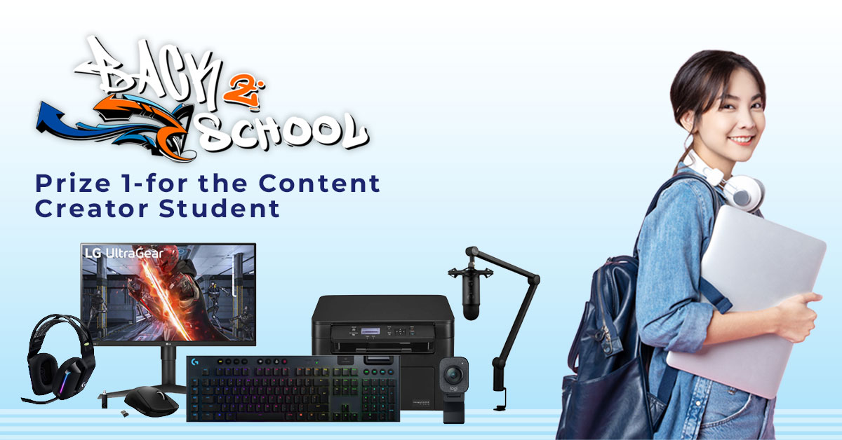 NeweggCan's tweet photo. Celebrating our #back2school season has never been more exciting with 4 giveaway prizes suited for all types of students 🤓Enter now ▶️  https://t.co/bEyQvOwsKa 🍎 Thanks to: @ASUS_ROG @Canon @CORSAIR @Huawei @Logitech @LGUS @SamsungCanada @teamgroupinc https://t.co/o5wKfkS9KG