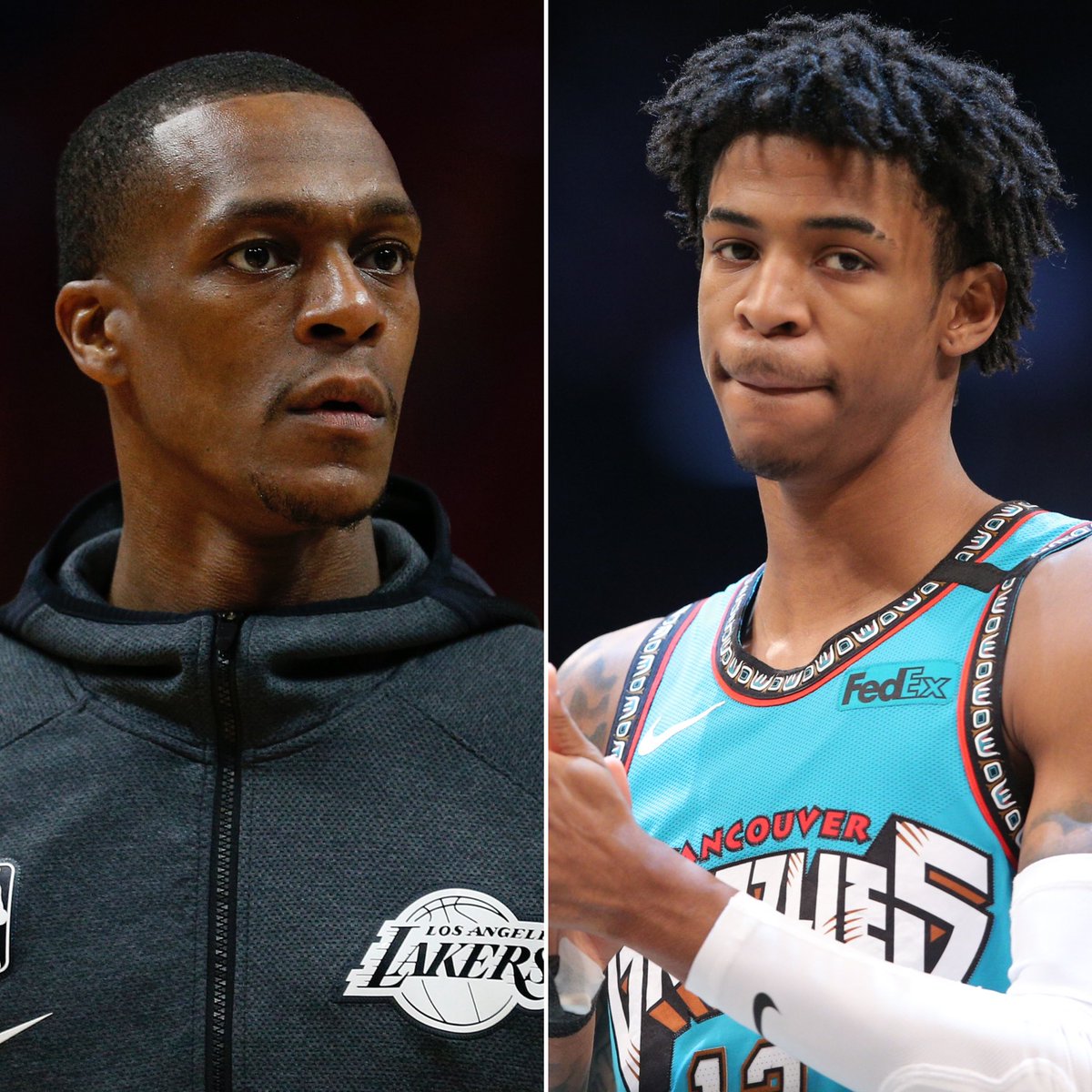 OddsPlaysUS's tweet photo. Ja Morant on who he watched growing up:⁣
⁣
"Watching Rondo made me fall in love with passing the ball."⁣
⁣
Now they are teammates in Memphis, Ja will learn from one of the best 🙏 https://t.co/P6ZVpaQE7q