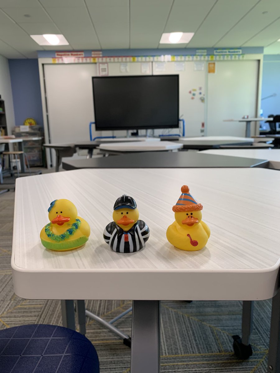 MrWilliams109's tweet image. The 3 ducks have moved into the new classroom and are ready to start. They just need some kids! #ForwardTogetherD205 #IgniteD205 #ThirdDuck