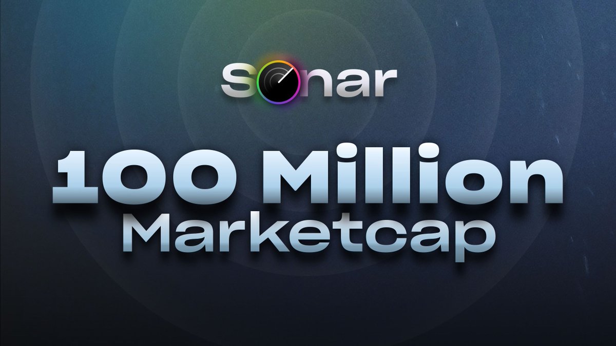 'Breathe out short term traders, breathe in long term holders' Well, it's been a rollercoaster of emotions and here we are all holding together at 100 million market cap ❤️❤️ Best of all, we're just getting started 😎 #SonarToken #altcoin #blockchain #DeFi #BSC $PING