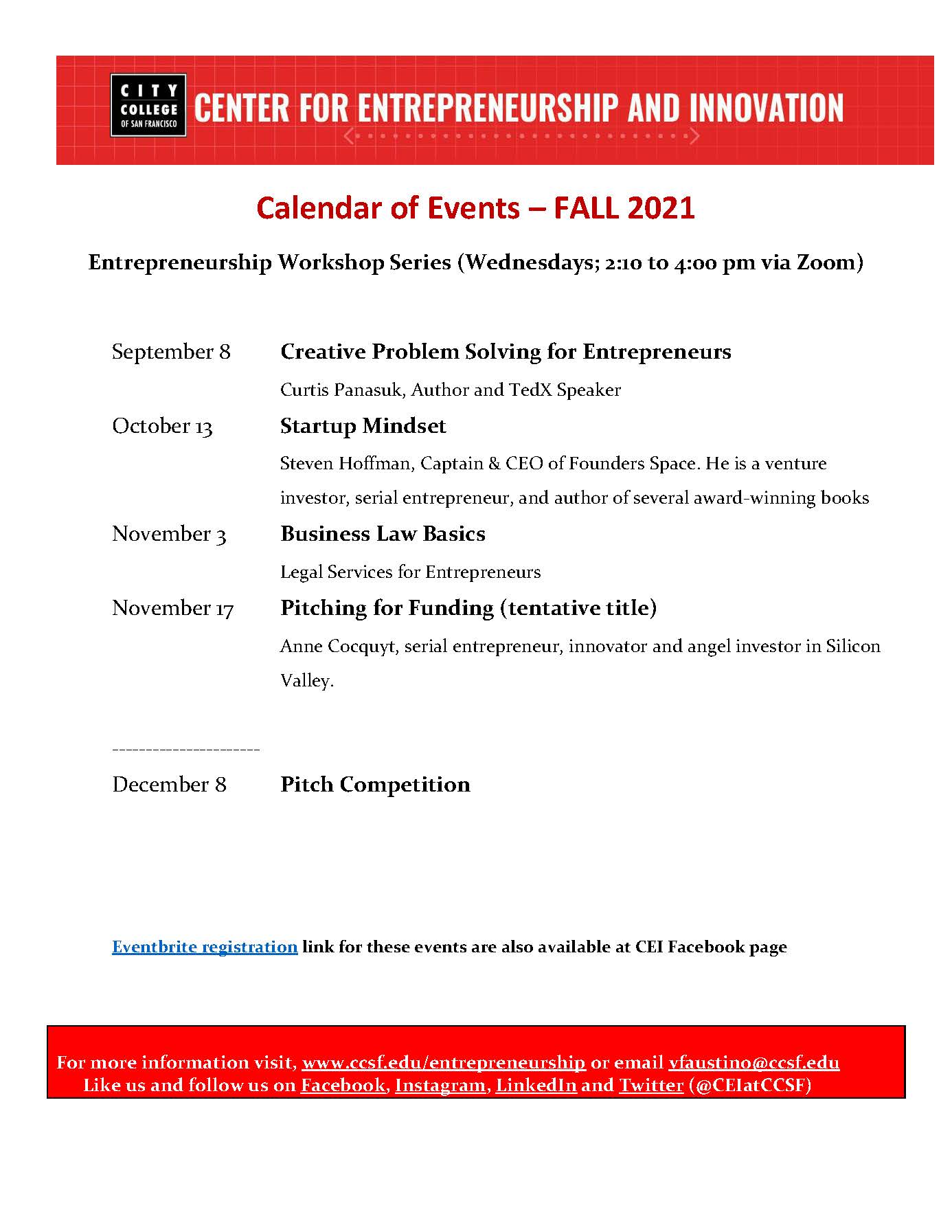 Ccsf Center For Entrepreneurship And Innovation (@Ceiatccsf) / Twitter