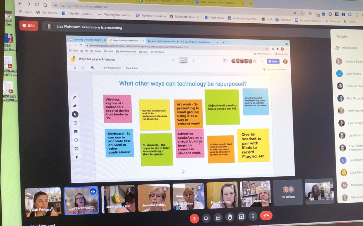 AnnKAnders's tweet photo. 100+ teachers join @coachpongratz and @LScumpieru to Upcycle & Repurpose Tech at #AccelerationSummit! Our @wcpsmd teachers share new tech ideas to increase student engagement and build relationships @HuddleCamHD @goguardian @JamboardM #WCPSBetterTogether https://t.co/9BD9Ab0xuc