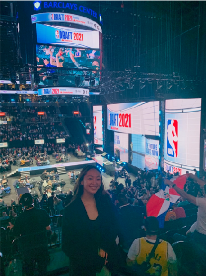 Kaylin Yamada (St. Paul Class of 2017) recently attended the NBA Draft as part of her summer NBA internship. Kaylin is starting graduate school at Columbia University in New York this fall