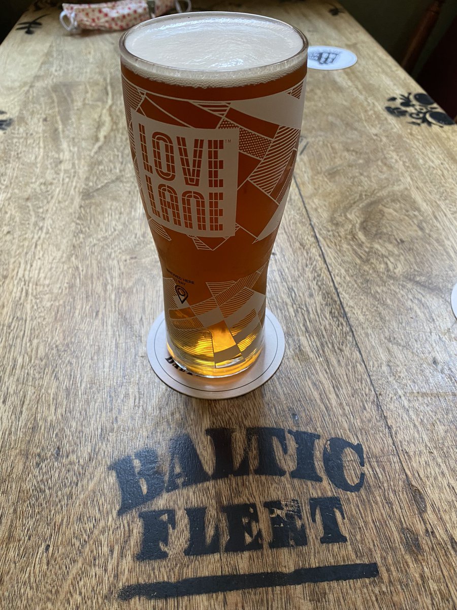 Just enjoying a <a href="/lovelanebrewing/">Love Lane Brewery</a> pale ale at the <a href="/Baltic/">Baltic Fleet Pub</a> pub #beer #ale #pint #pub