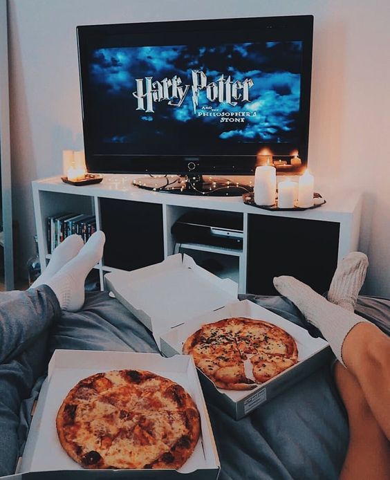 Hacer maratón de Harry Potter es la verdadera felicidad.