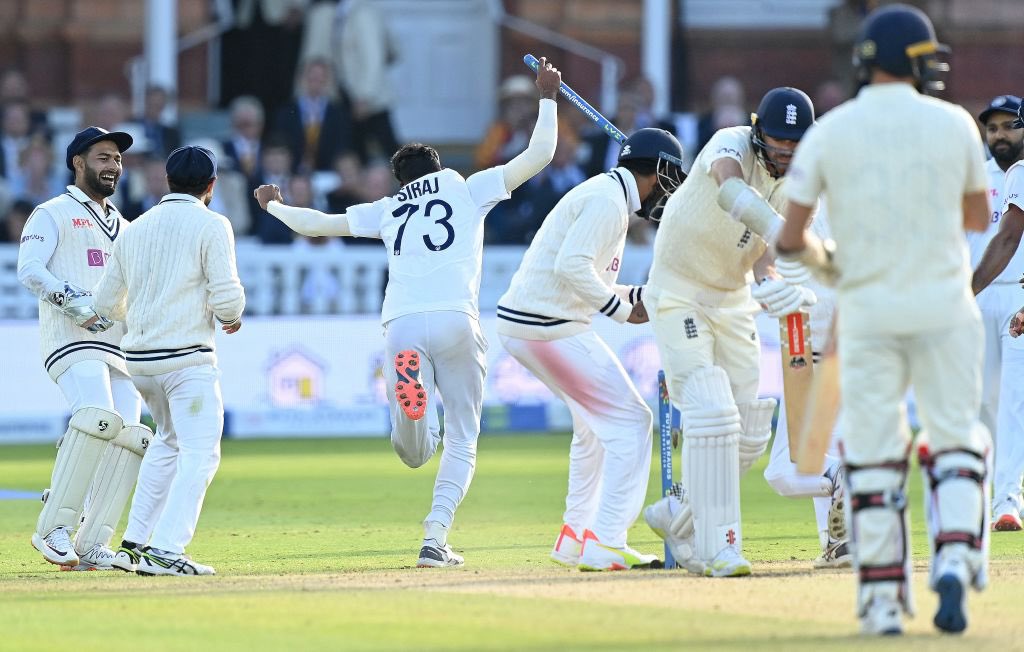 That was some Test match #TeamIndia! 👏🏻🇮🇳 Enjoyed watching every moment of it. The resilience and grit that the team displayed in difficult situations is something that stood out for me. Very well played! ☺️ #ENGvIND