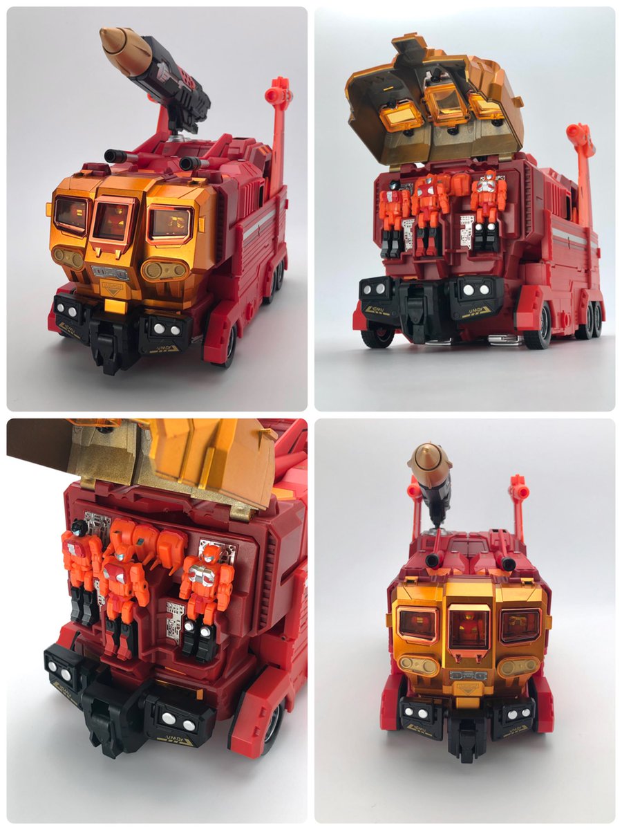 fans_hobby's tweet image. Check out the colour sample of MB-11D Orange GOD ARMOUR - Truck mode!

#fanshobby #thirdpartytransformers  #powerbaser #orangepowerbaser #orangegodarmour #masterforce #powermaster