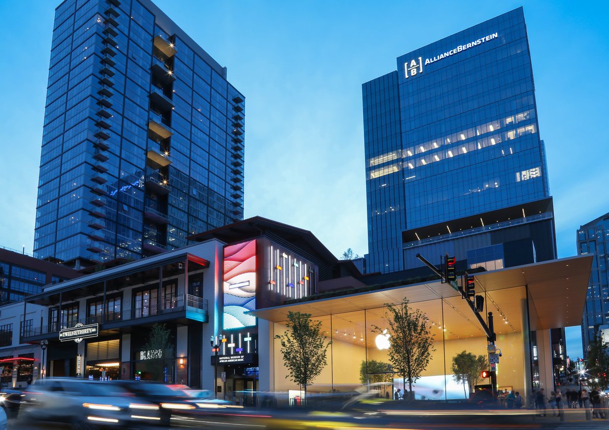 Nights at Fifth + Broadway hit different. ✨ #downtownnashville