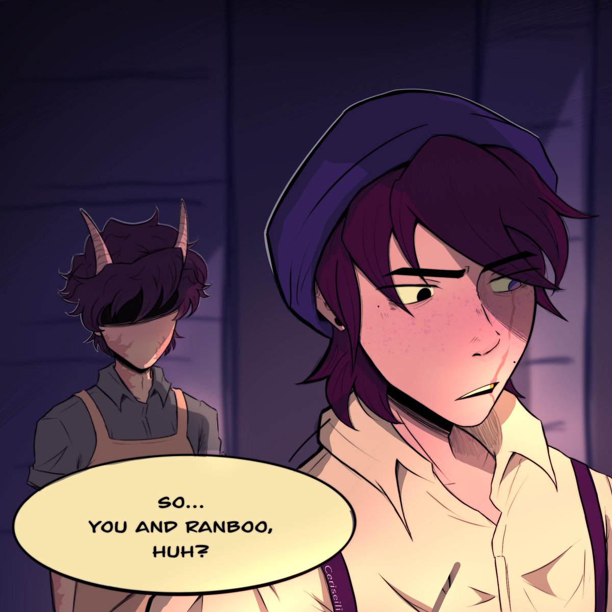 ccerealbowl's tweet image. Quackity has some advice for Tubbo on love… (1/2)
.
.
.
#tubbofanart #quackityfanart #fiancetwt #beeduo #angst