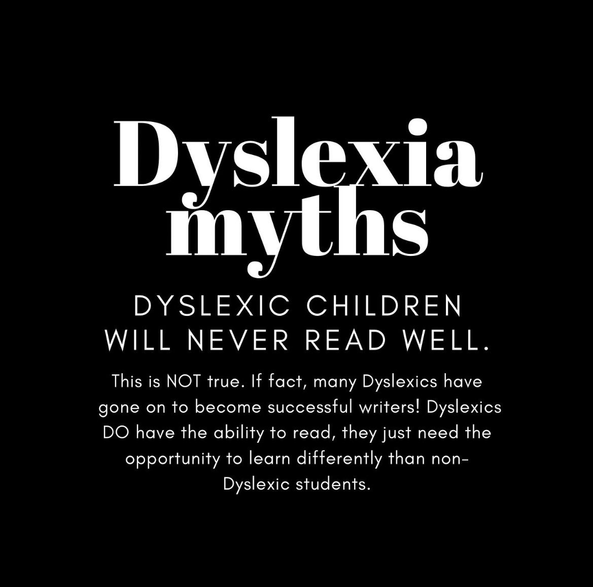 A learning difference does NOT mean that a student will never learn a skill. They just need additional patience &amp; assistance.💡#learndifferent #Dyslexia