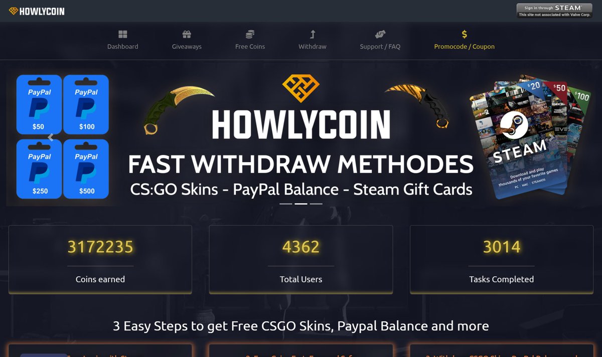 howlycoin's tweet photo. It's time for a change🤜Get ready for a darker Howlycoin website with a much better look and feel🙌
So, do you like it❓
#features #howlycoin #timeforchange #freeskins https://t.co/Uc3VC3BZ4U