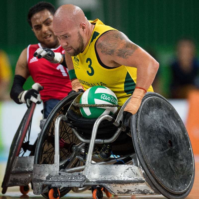 Paralympics's tweet photo. 🦿 Running blades
👨‍🦽 Carbon fibre wheelchairs 
🧤 Assisted devices

Technology for Para sports is advancing with new materials and improved designs.  #Paralympics