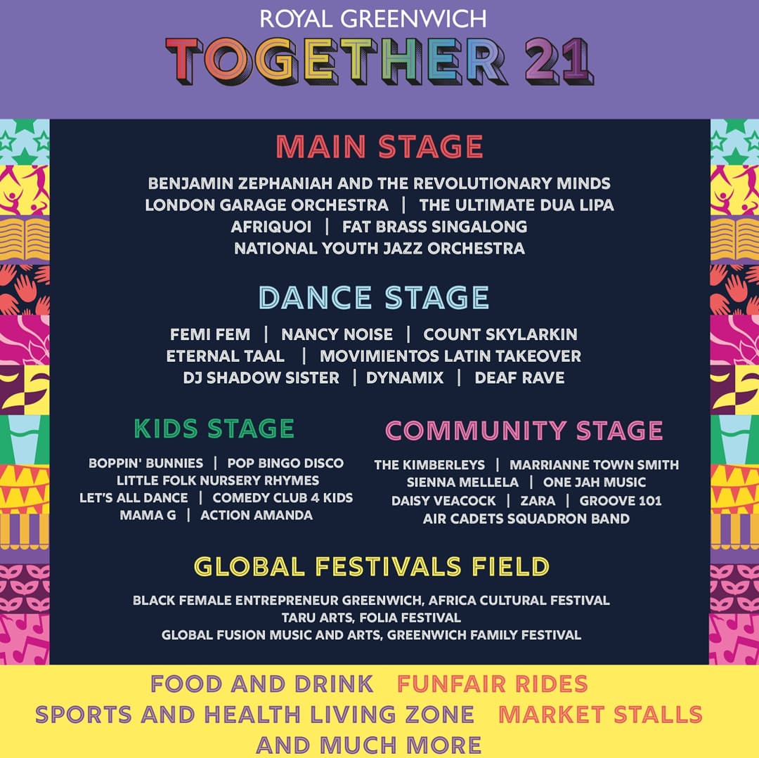 I'll be setting up my stall at @Royal_Greenwich Together 21, this Saturday 21st August in Charlton Park. Come join the celebrations!
#RGTogether21