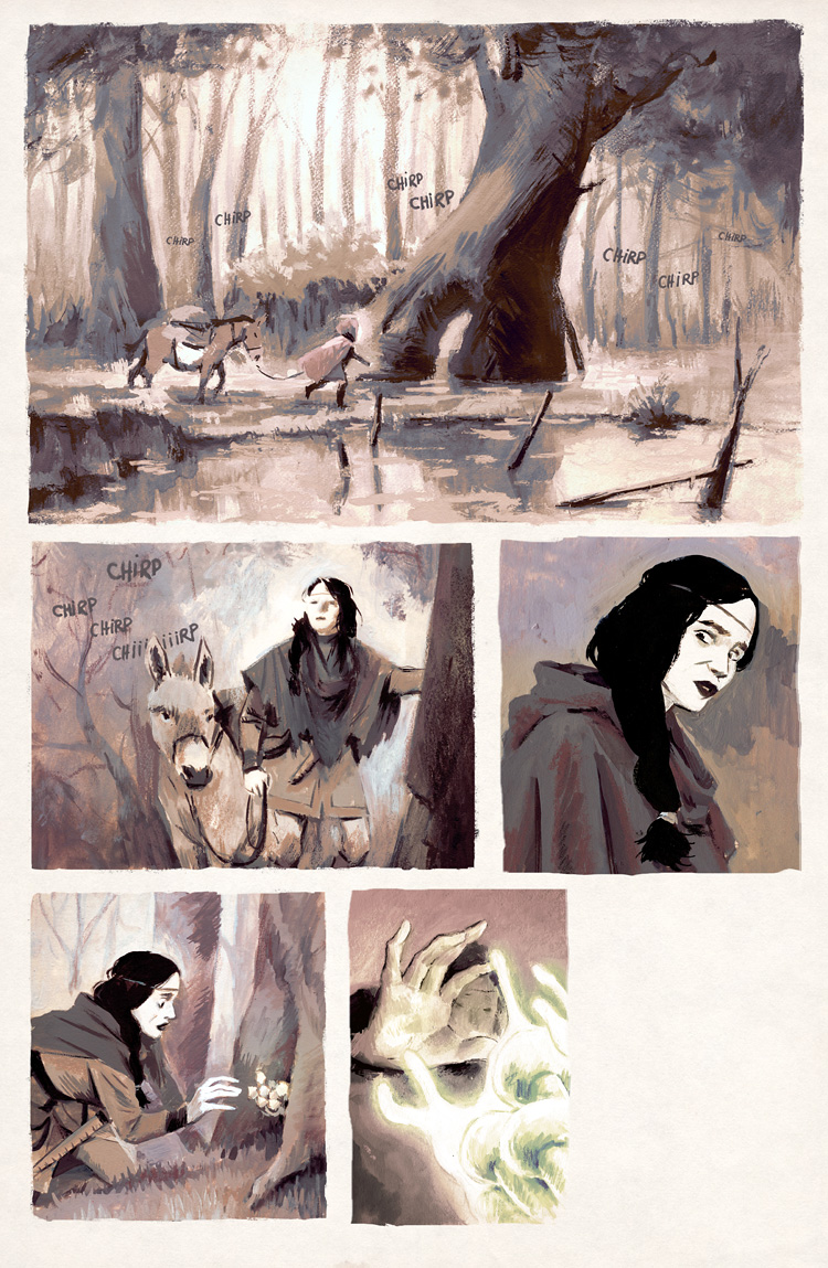 Old comic page test, cobbled from bits and bobs done in different media. 