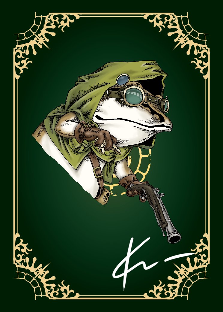 𓆏咲遥 サクハル ゲムマ21秋出展 Kt54 34 今日は 狩人アカガエル ゴーグルに頼ってガンナー スチパン風カエルの世界観もありかなぁ とか思いはじめています カエルモチーフゲームの制作過程イラストです 詳細と遊べるサイトはこちら T 𓆏咲遥 サクハル ゲムマ21秋出展 Kt54 34 今日は 狩人アカガエル ゴーグルに頼ってガンナー スチパン風カエルの世界観もありかなぁ とか思いはじめています カエルモチーフゲームの制作過程イラストです 詳細と遊べるサイトはこちら T