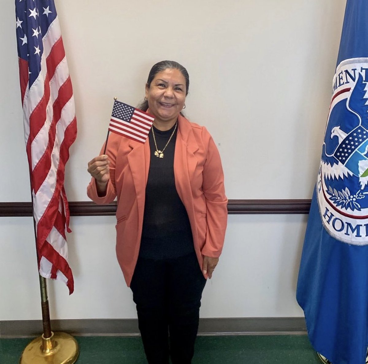 BSP wants to congratulate all of our participants who recently became naturalized citizens! Laura is day porter for <a href="/Ableserve/">Ableserve Management</a>. #Hardworking with a full-time job and duties as a single mom, Laura's commitment to her naturalization studies never waivered. #citizenship 👏👏
