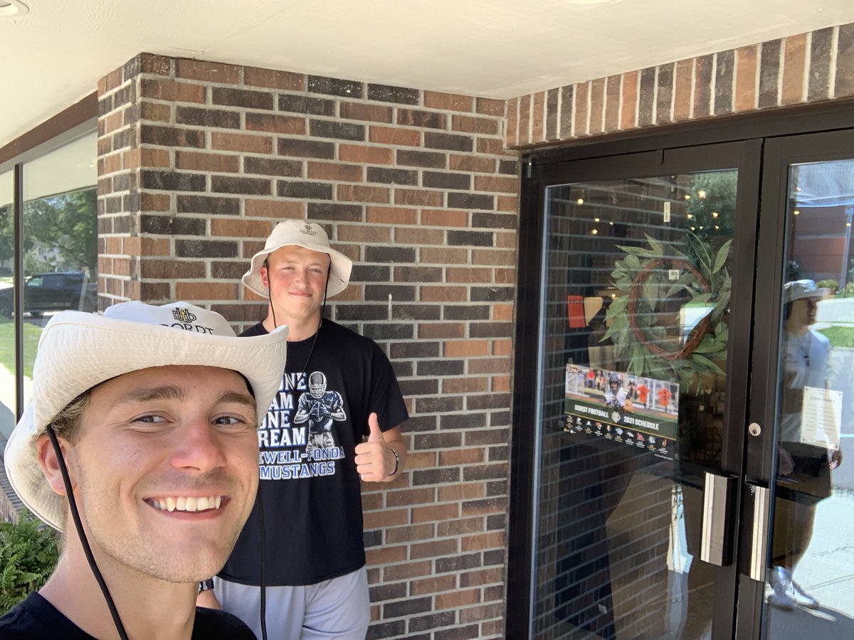 hit up Furniture Mart who graciously allowed us to put up a poster <a href="/DordtFB/">Dordt Football</a>